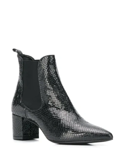 Shop Albano Elasticated Panel Boots In Black