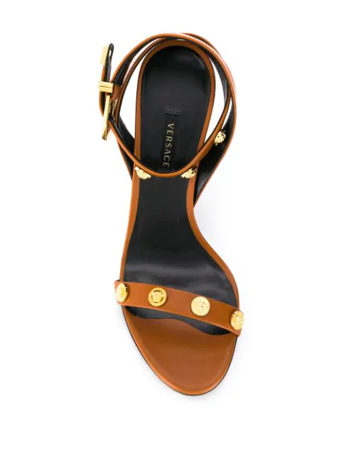 medusa stud icon sandals