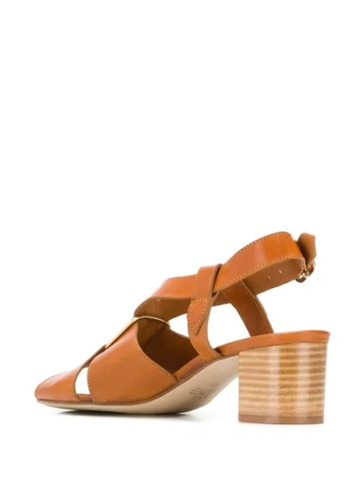 Shop Apc Jessica Noisette Sandals In Brown