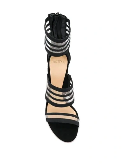 Shop Alexandre Birman Block Heel Strappy Sandals In Black