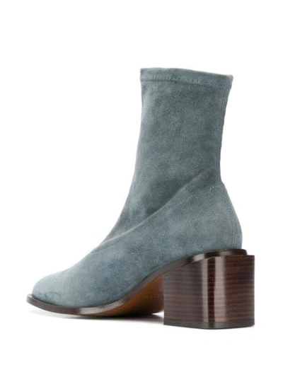 Shop Clergerie Xia Ankle Boots In Blue