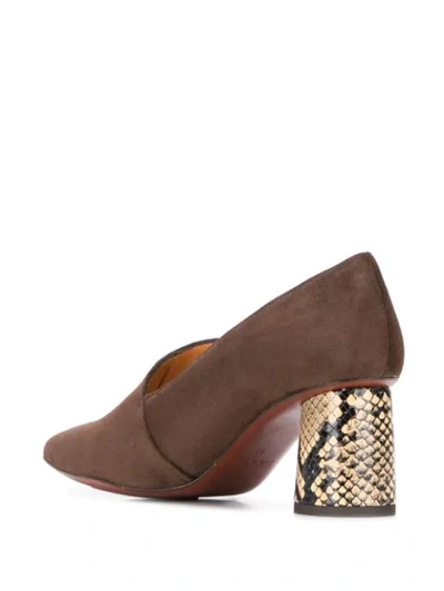 Shop Chie Mihara Loa Pumps In Brown