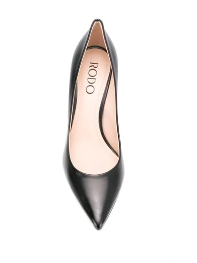 Shop Rodo Pointed Toe Pumps In Black