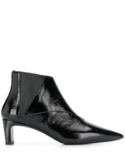 Shop Mcq By Alexander Mcqueen Patent Ankle Boots In Black