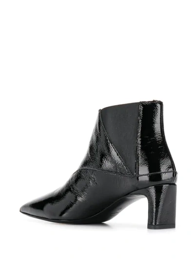 Shop Mcq By Alexander Mcqueen Patent Ankle Boots In Black