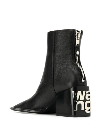 ALEXANDER WANG PARKER ANKLE BOOTS - 黑色