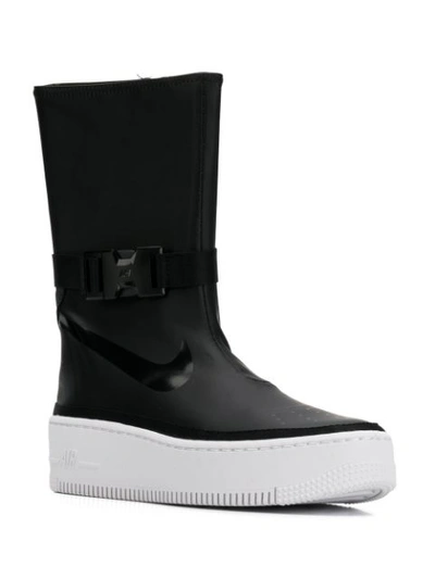Shop Nike Air Force 1 Sage High Sneakers In Black