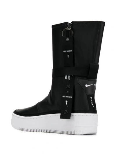 Shop Nike Air Force 1 Sage High Sneakers In Black