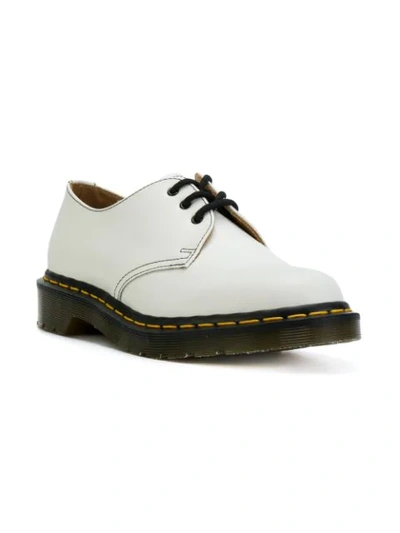 Shop Comme Des Garçons Comme Des Garçons Derby Shoes In White