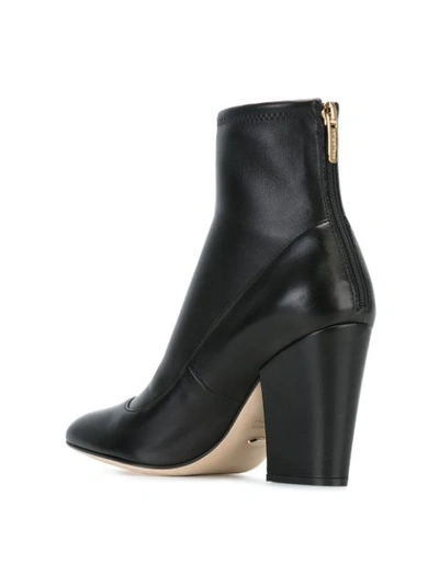 Shop Sergio Rossi Chunky Heel Ankle Boots