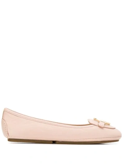 Shop Michael Michael Kors Lillie Ballerina Shoes In 187 Pink