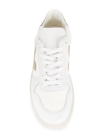 Shop Veja Low Top Sneakers In White