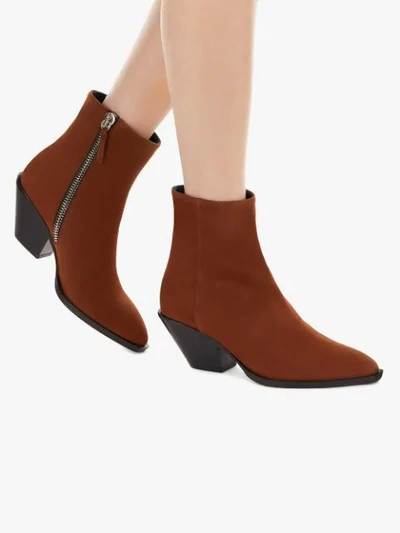 Shop Giuseppe Zanotti Karley Boots In Brown