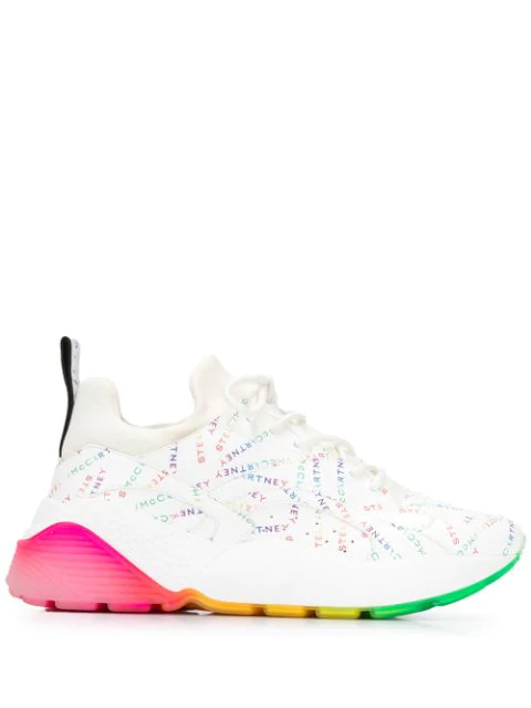 stella mccartney rainbow eclypse platform sneakers
