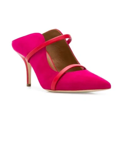 Shop Malone Souliers Maureen Mules In Pink