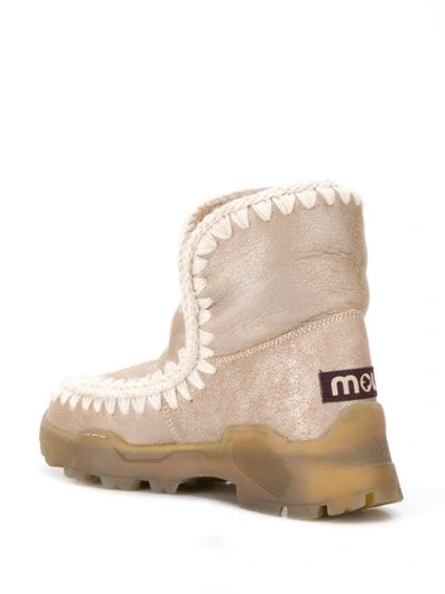 Shop Mou Eskimo Ntain Ankle Boots In Neutrals