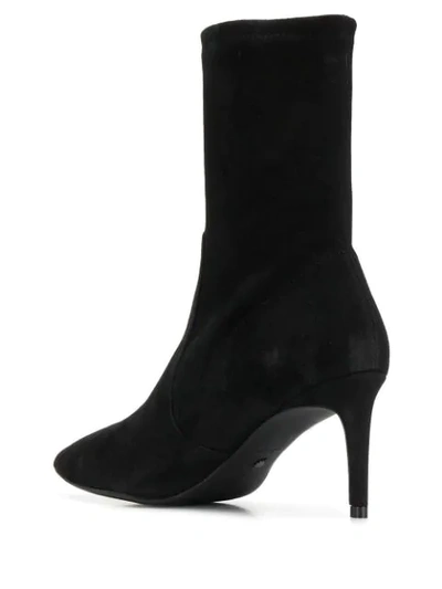 Shop Stuart Weitzman Wren Boots In Black