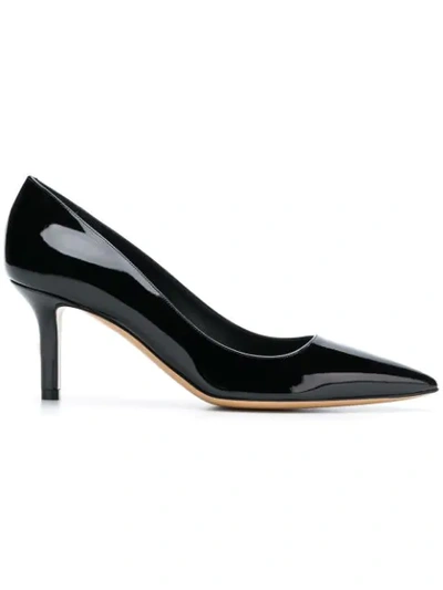 Shop Ferragamo Classic Pointed Pumps In Black