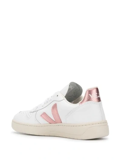 VEJA VEJA VX021907 V10 WHITE NACRE LEATHER/FUR/EXOTIC SKINS->LEATHER - 白色