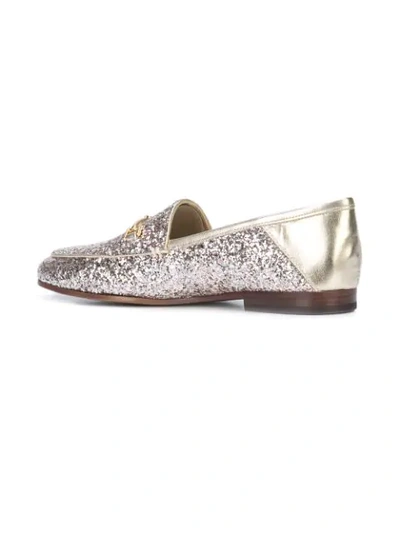 Shop Sam Edelman Glitter Loafers - Metallic