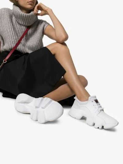 Shop Givenchy Jaw Chunky Sneakers In White