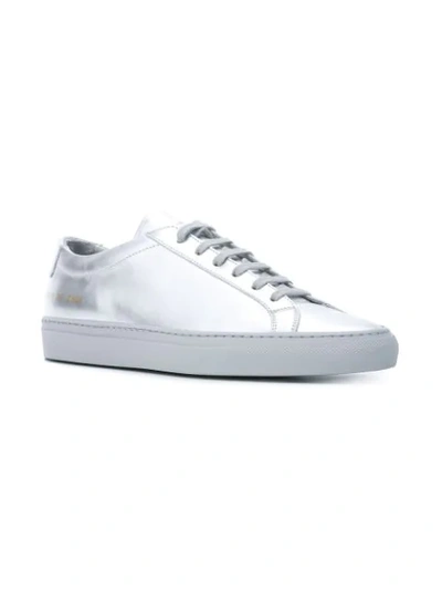 Shop Common Projects Achilles Low Sneakers In Grey