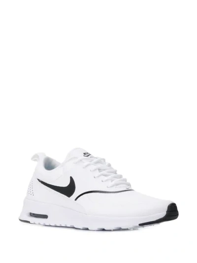 hambruna Permanecer amanecer Nike Air Max Thea Trainers In White | ModeSens