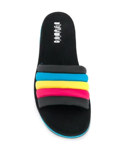 Shop Camper Rainbow Strap Sandals In Black