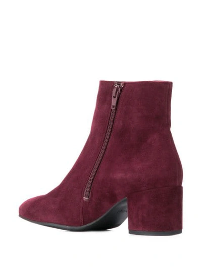 Shop Hogl Side-zip Ankle Boots In Red
