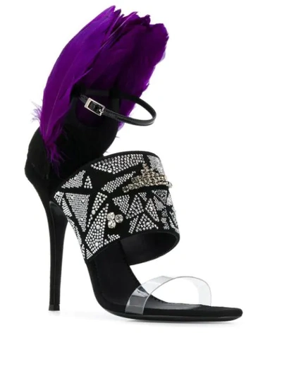 Shop Giuseppe Zanotti Talia Sandals In Black