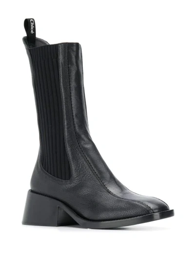 Shop Chloé Classic Ankle Boots In 001 Black