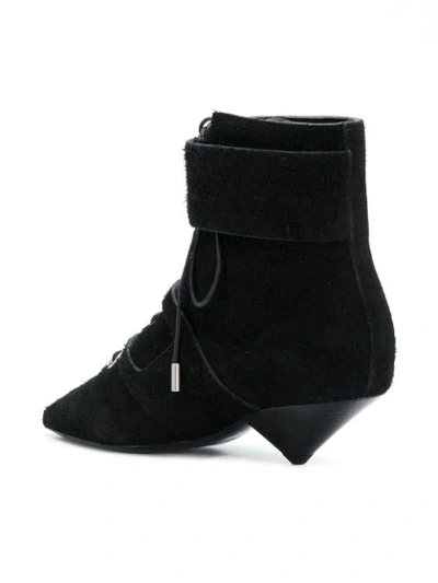 Shop Saint Laurent Blaze 45 Ankle Boots In Black