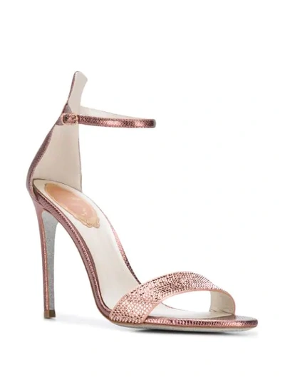 Shop René Caovilla Raka Sandals In Pink