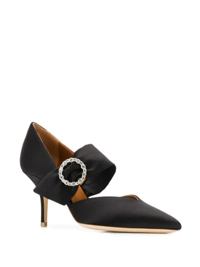 Shop Malone Souliers Crystal Embellished Pumps In Black