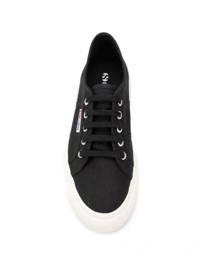 SUPERGA CHUNKY HEEL SNEAKERS - 黑色