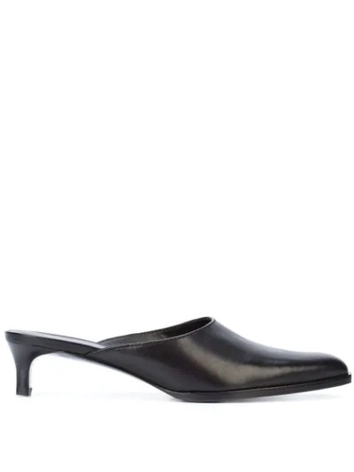 3.1 Phillip Lim Agatha Kitten-heel Mules In Black
