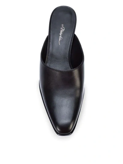 3.1 Phillip Lim Agatha Kitten-heel Mules In Black