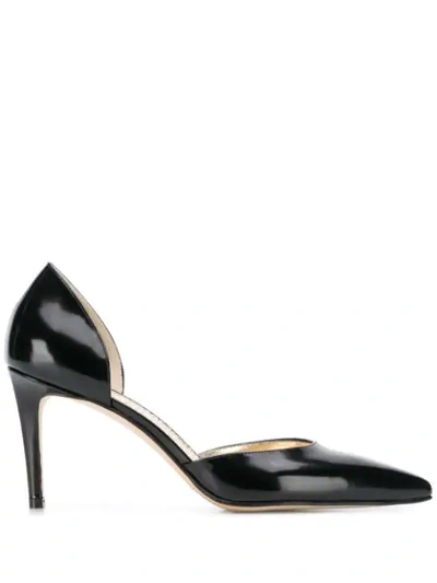 Shop Antonio Barbato Cut-out Detail Pumps In Black