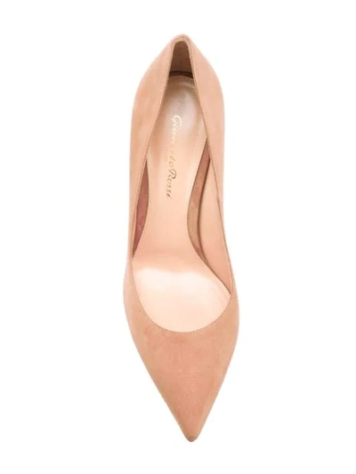 Shop Gianvito Rossi Classic Pumps In Nude