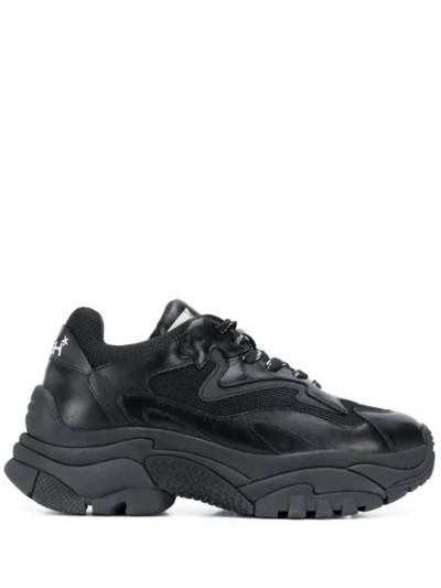 Shop Ash Addict Chunky Sneakers In Black
