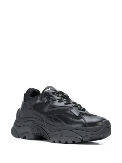 Shop Ash Addict Chunky Sneakers In Black