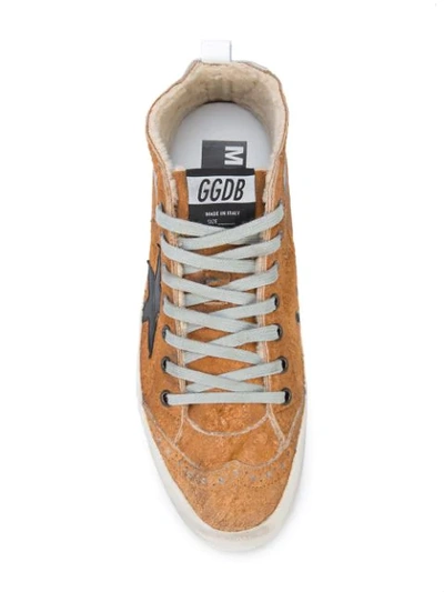 Shop Golden Goose Deluxe Brand Midstar Sneakers - Brown