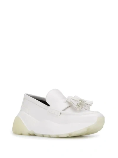 Shop Stella Mccartney Platform Loafers In White