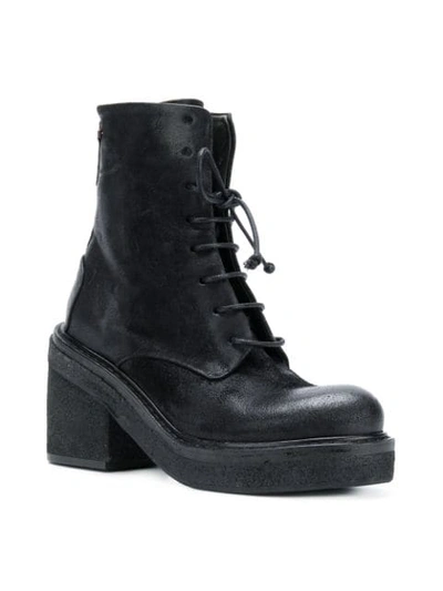 Shop Marsèll Lace-up Platform Boots - Black