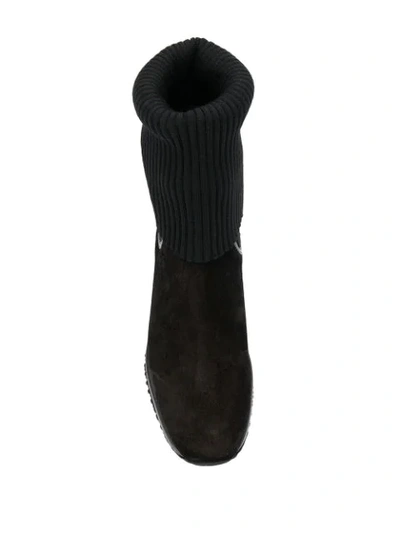 Hogan Interactive Ankle Boots In Black