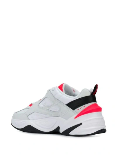 Nike M2k Tekno Leather And Mesh Sneakers In White | ModeSens