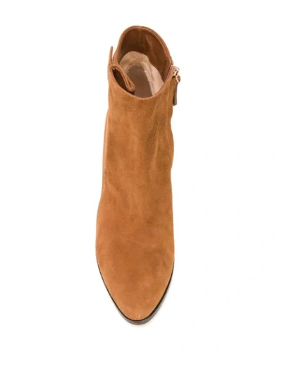 Shop Nicholas Kirkwood Miri Ankle Boots In Brown
