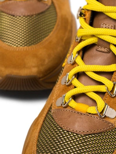 Shop Jimmy Choo Inca Hiking Boots In Yellow