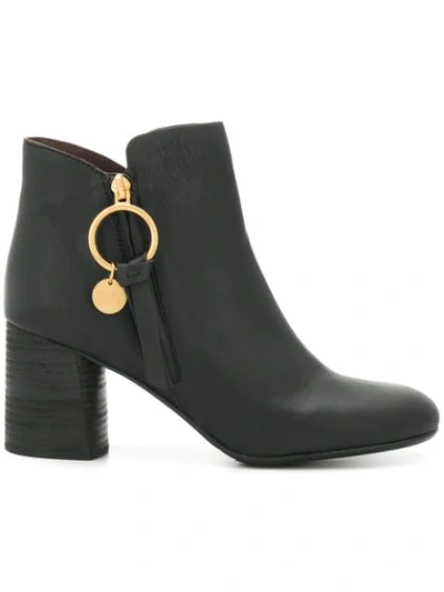 Shop See By Chloé Louise Ankle Boots - Black