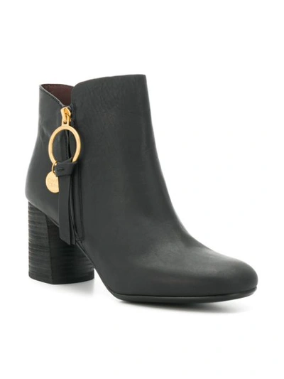 Shop See By Chloé Louise Ankle Boots - Black